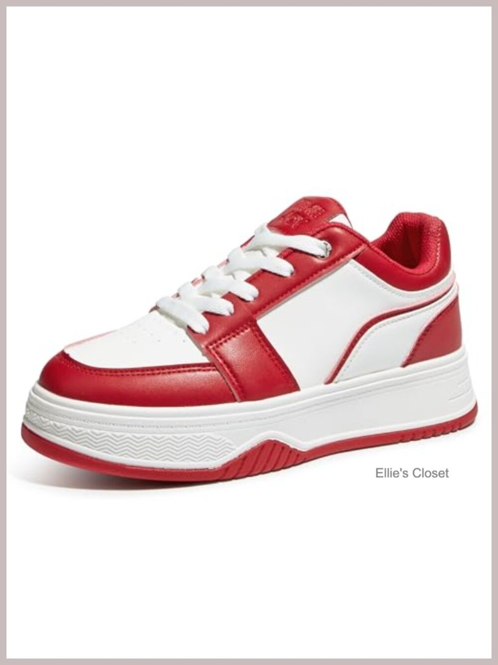Chunky Lace-Up Platform Sneakers Women's Fashion Casual
